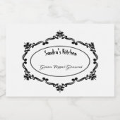 Spice Label voor Jar  Voedselcontainer Etiket (Enkel label)