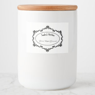 Spice Label voor Jar  Voedselcontainer Etiket