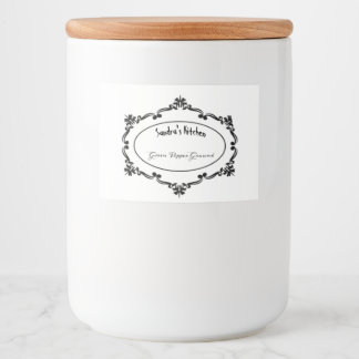 Spice Label voor Jar  Voedselcontainer Etiket