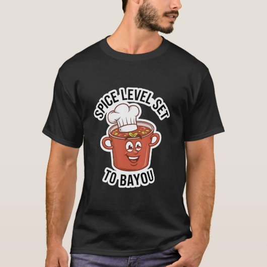 Spice Level ingesteld op Bayou T-shirt (Voorkant)