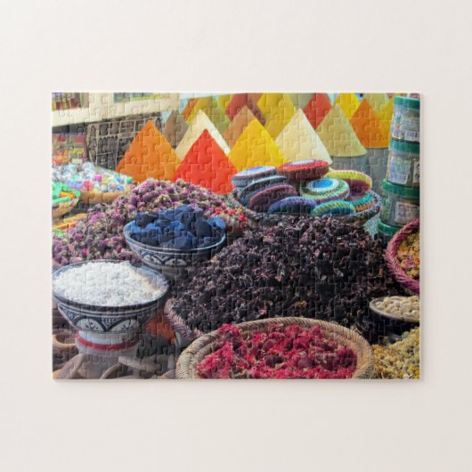 spice - markten legpuzzel (Horizontaal)