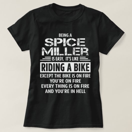 Spice Miller T-shirt (Design voorkant)