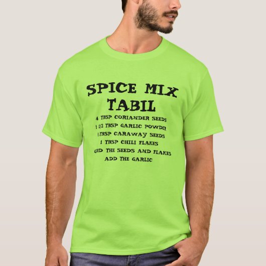 Spice Mix Tabil T-shirt (Voorkant)