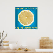 spice of life print blauw (Keuken)