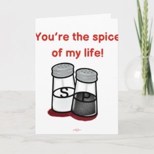 Spice of My Life Valentijnsdag Kaart