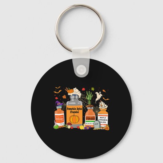 Spice Propofol Ativan Versed Haldol Halloween Nurs Sleutelhanger (Voorkant)