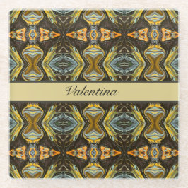 Spice Road, op maat Glazen Onderzetter