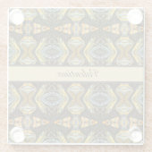 Spice Road, op maat Glazen Onderzetter (Achterkant)