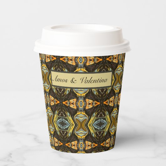 Spice Road, op maat Papieren Bekers (Voorkant)