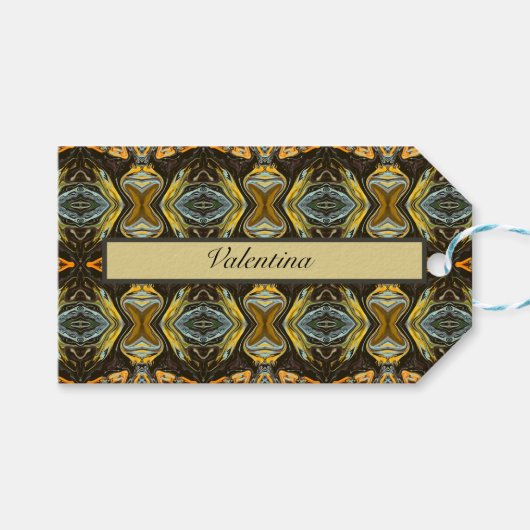 Spice Route, op maat Cadeaulabel (Voorkant (Horizontaal))