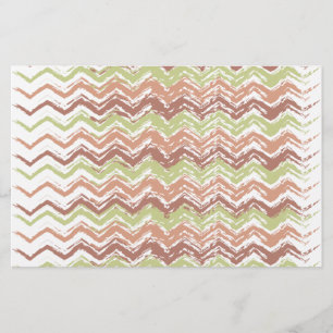 Spice Scribble Chevron ZigZag Briefpapier