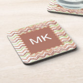 Spice Scribble Chevron ZigZag Drankjes Onderzetter (Linkerzijde)