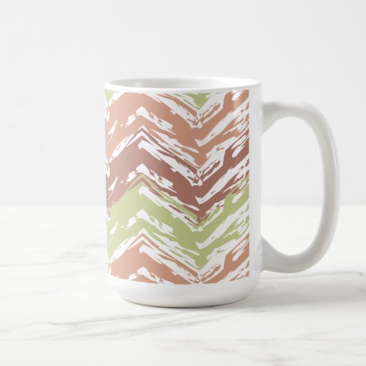 Spice Scribble Chevron ZigZag Koffiemok (Rechts)