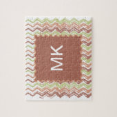 Spice Scribble Chevron ZigZag Legpuzzel (Verticaal)