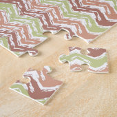 Spice Scribble Chevron ZigZag Legpuzzel (Zijkant)