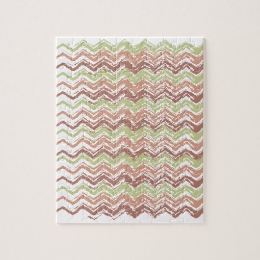 Spice Scribble Chevron ZigZag Legpuzzel (Verticaal)