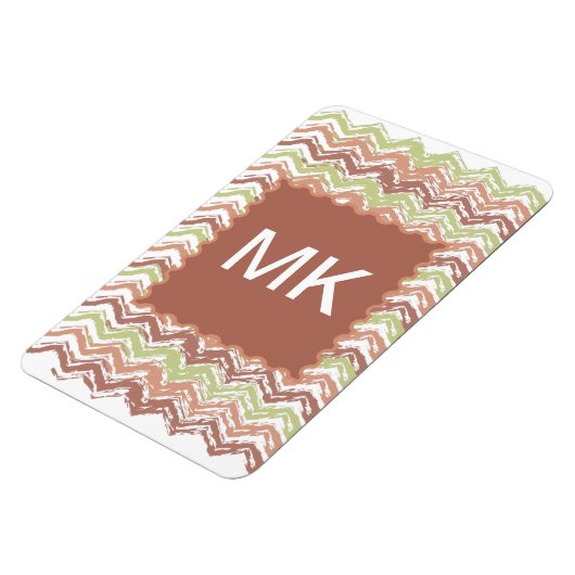Spice Scribble Chevron ZigZag Magneet (Linkerzijde)