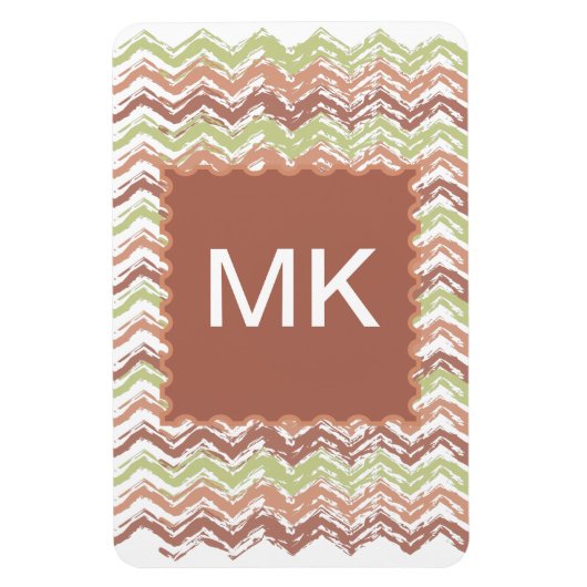 Spice Scribble Chevron ZigZag Magneet (Verticaal)