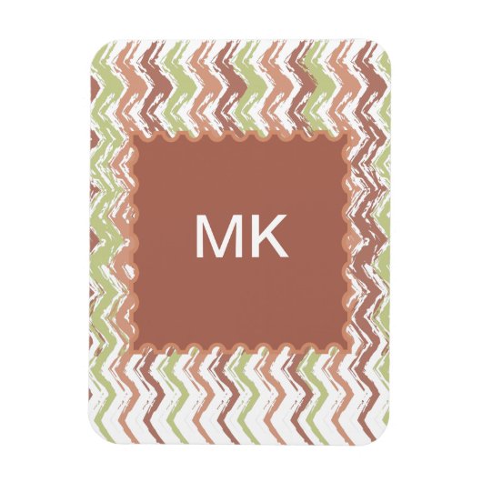 Spice Scribble Chevron ZigZag Magneet (Verticaal)