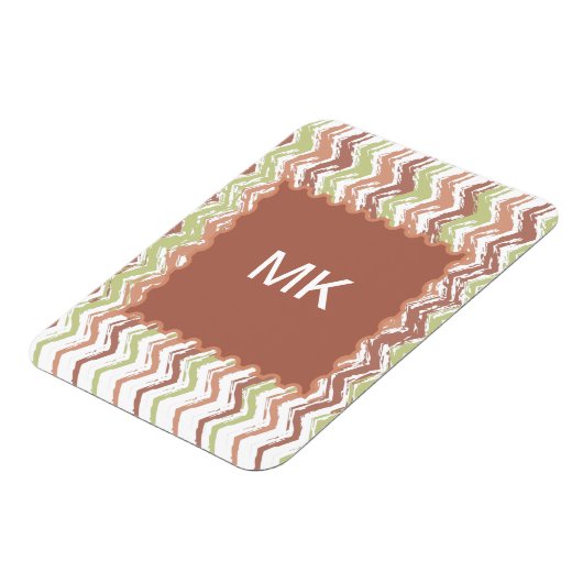 Spice Scribble Chevron ZigZag Magneet (Linkerzijde)