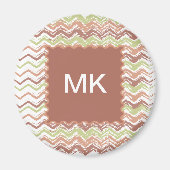 Spice Scribble Chevron ZigZag Magneet (Voorkant)