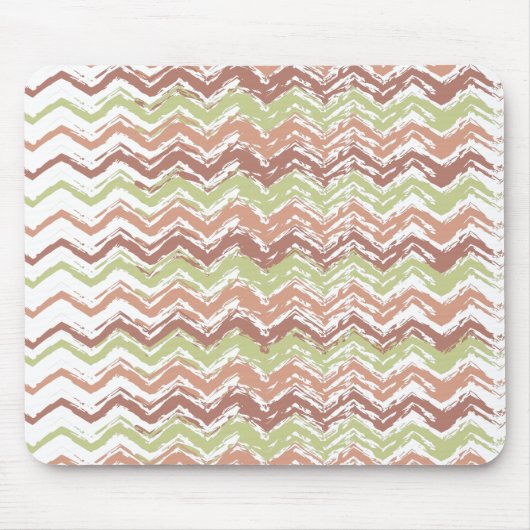 Spice Scribble Chevron ZigZag Muismat (Voorkant)