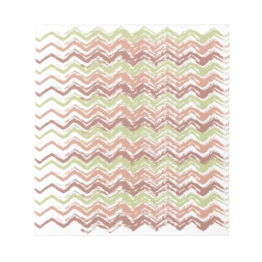 Spice Scribble Chevron ZigZag Notitieblok (Voorkant)