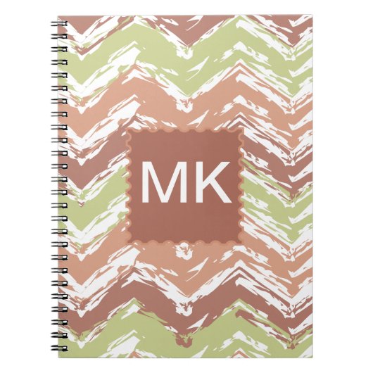 Spice Scribble Chevron ZigZag Notitieboek (Voorkant)