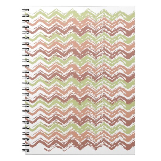 Spice Scribble Chevron ZigZag Notitieboek (Voorkant)