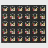Spice Spice Baby Funny Food Pun Dark BG Cadeaupapier (Vlak)