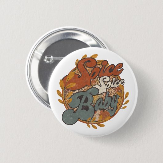 Spice Spice Baby herfst Ronde Button 5,7 Cm (Voorkant /achterkant)