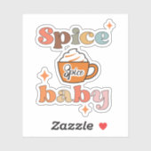 Spice Spice Baby Pumpkin Spice Latte Sticker (Vel)