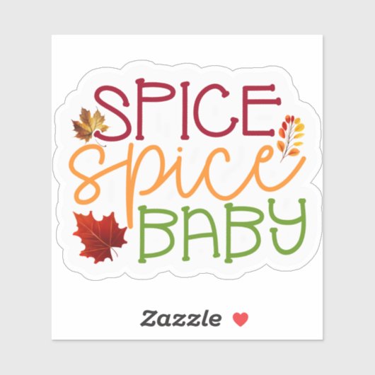 Spice Spice Baby Sticker (Vel)