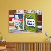 Spice Tins - Peterselie Flakes Duo Canvas Afdruk (Insitu (Woonkamer))