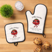 Spice toevoegen, de timer overslaan - grappig en b ovenwant & pannenlap set