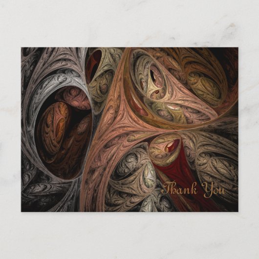 Spice Twist Fractal Briefkaart (Voorkant)