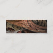 Spice Twist Fractal Profile Card Mini Visitekaartje (Achterkant)