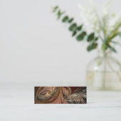 Spice Twist Fractal Profile Card Mini Visitekaartje (Staand voorkant)