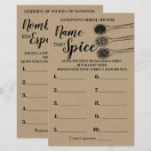 Spice vrijgezellenfeest game engels spaans (Voorkant / Achterkant)