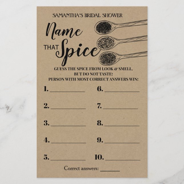 Spice vrijgezellenfeest game engels spaans (Voorkant)
