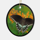 Spicebush Swallowtail Butterfly Keramisch Ornament (Links)