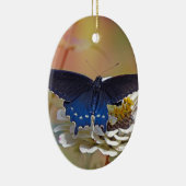 Spicebush Swallowtail Keramisch Ornament (Rechts)