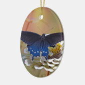 Spicebush Swallowtail Keramisch Ornament (Links)