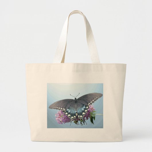 Spicebush Swallowtail Photo Bag Grote Tote Bag (Voorkant)