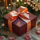 Spiced Cookie Brown BE562F Satijnen Lint