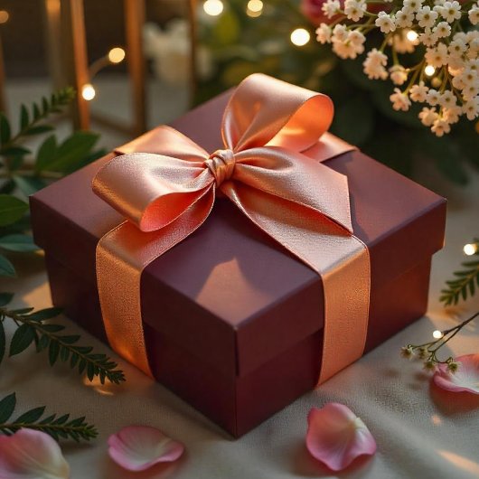 Spiced Cookie Brown BE562F Satijnen Lint