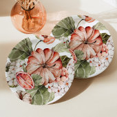 Spiced Pumpkin Een beetje pompoen Baby shower Papieren Bordje