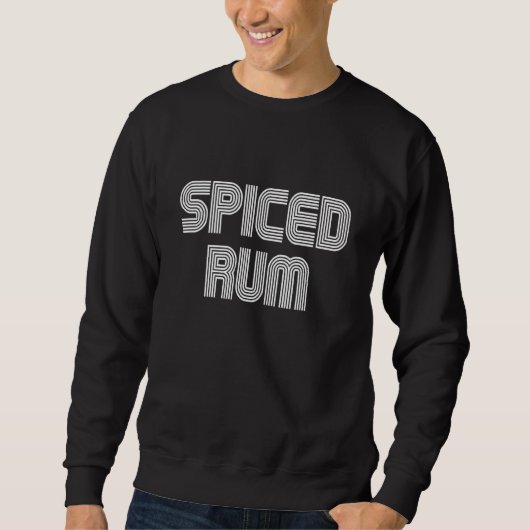 Spiced Rum Food Retro 70s 80s Trui (Voorkant)