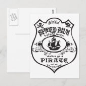 Spiced Rum Pirate Briefkaart (Voorkant / Achterkant)