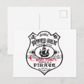 Spiced Rum Pirate Drink Thunder_Cove Briefkaart (Voorkant / Achterkant)